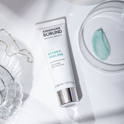 Efecto peeling facial